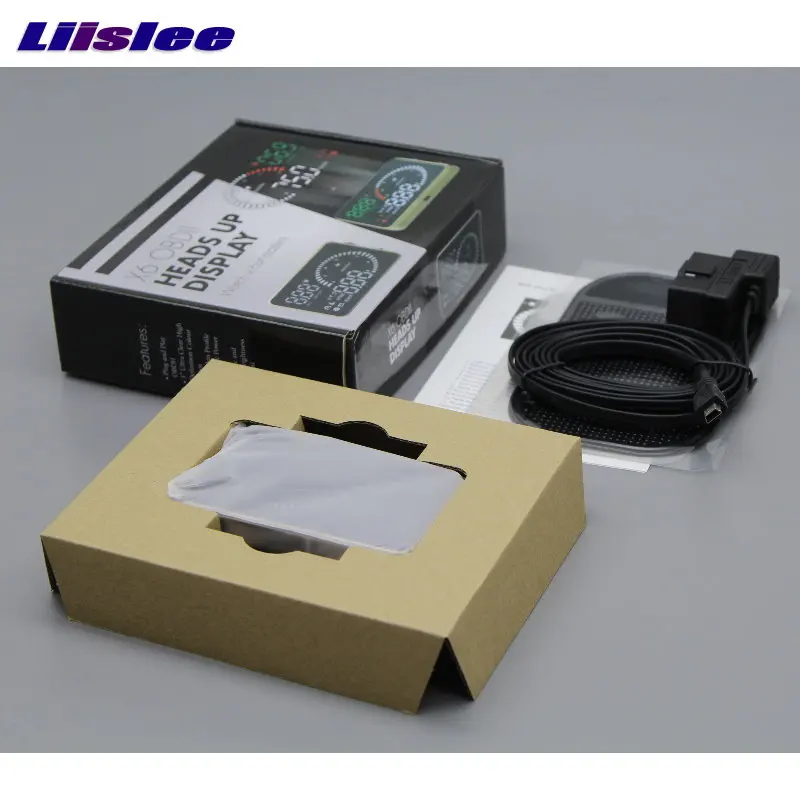 Liislee автомобильный HUD Дисплей для Toyota Corolla RAV4 Yaris Hilux Prius Camry-безопасный экран проектора/разъем OBD II