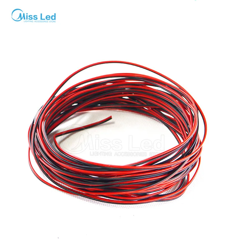 Buy Wholesale 50m 2 pin Extension cable wire 22 AWG