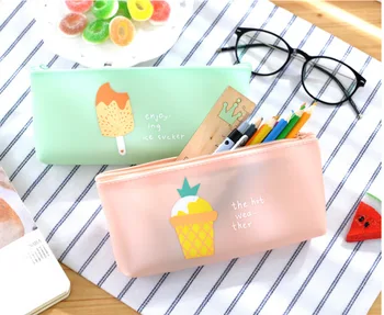 

1 Pcs Kawaii Pencil Case Fruit ice cream Gift Estuches School Pencil Box Pencilcase Pencil Bag School Supplies Stationery