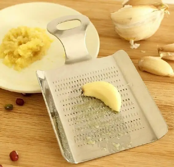 Stainless Steel Ginger Shredder Wasabi Grinder Garlic Grater Kitchen