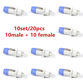

Male and Female 10sets PC-TSC044 ProCraft AC Cable End Power Out Gray 20Amp w/ Neutrik Powercon