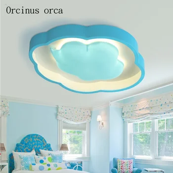 

New cartoon creative cloud ceiling lamp children's bedroom lamp modern simple LED protection eye ceiling lamp free shipping