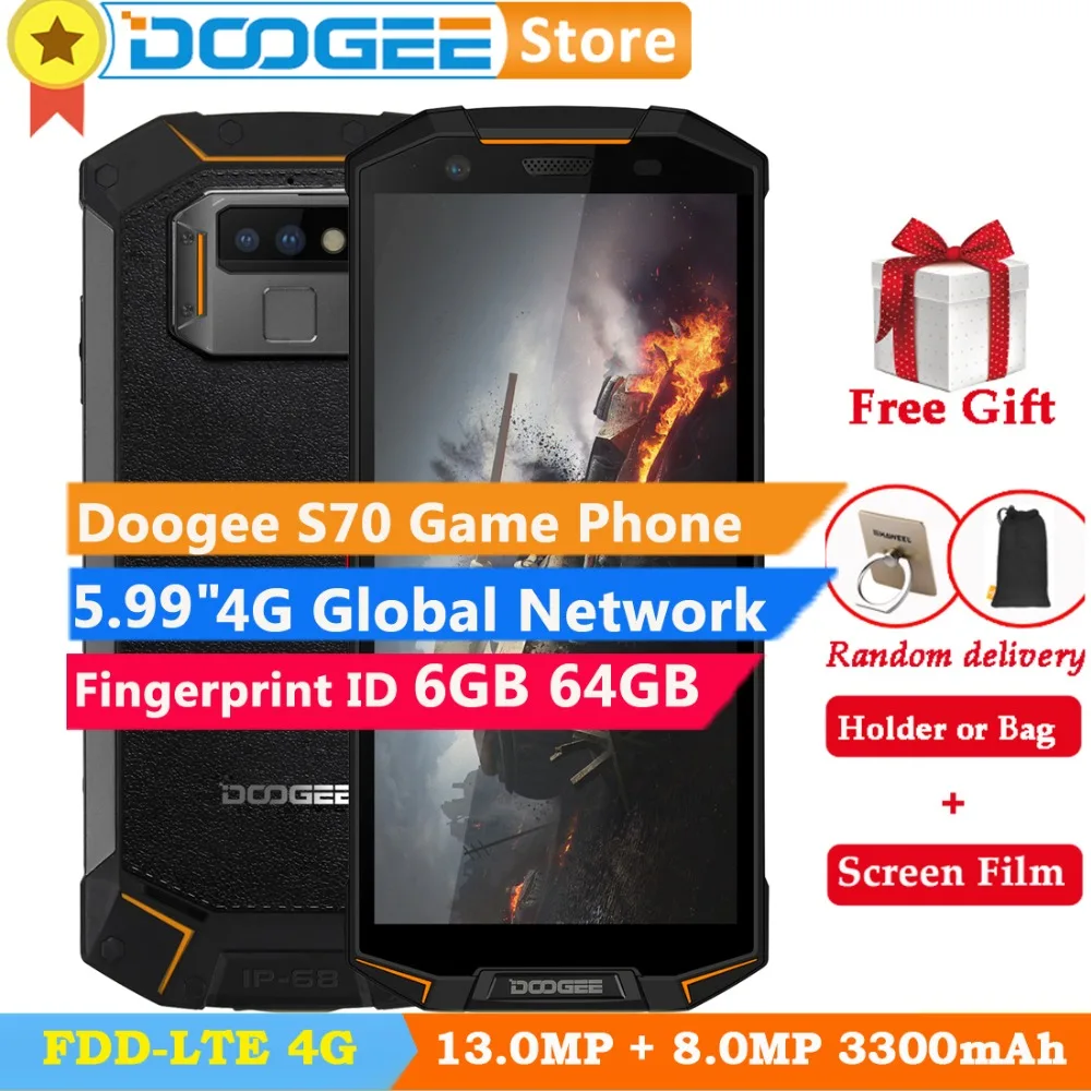 DOOGEE S70 смартфон с 5 99 дюймовым дисплеем восьмиядерным процессором Helio P23 ОЗУ 6 ГБ