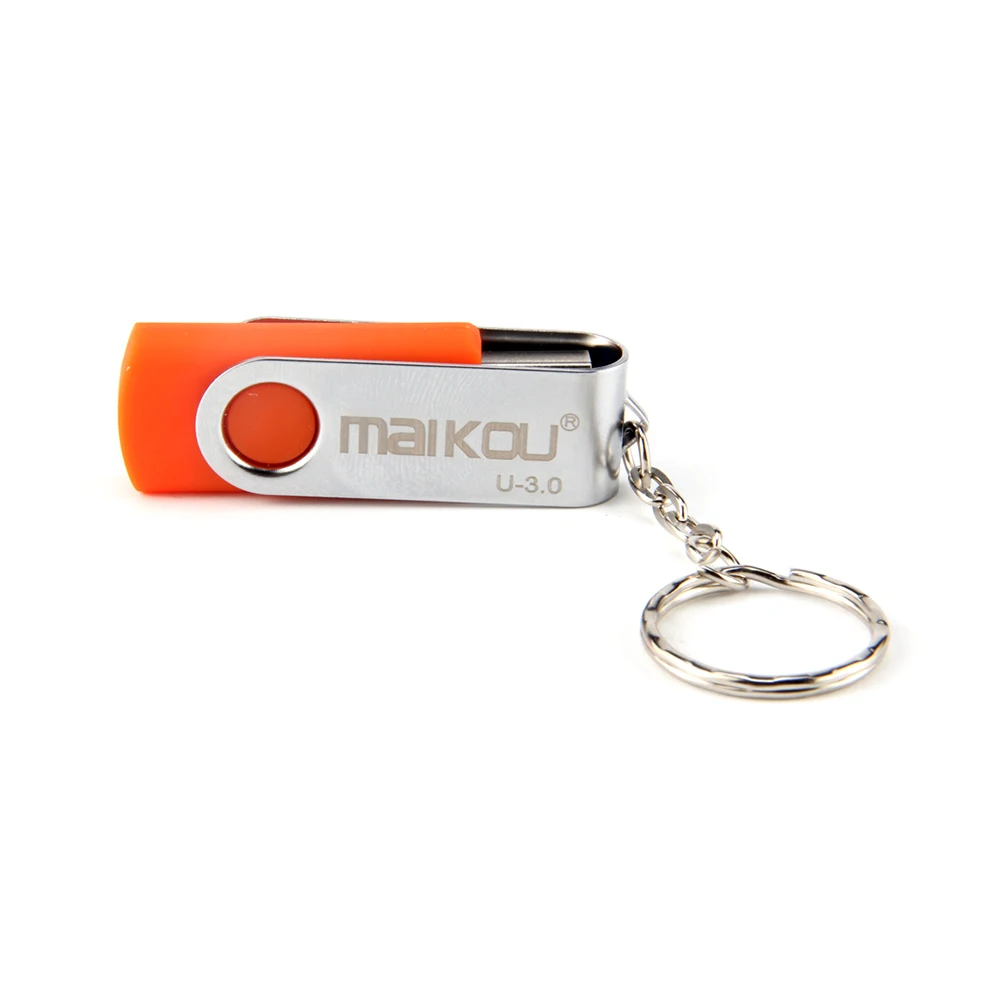Maikou UK204 USB3.0 16 Гб высота 360 градусов вращающийся u диск с брелком (16 Гб)|USB-хабы| |