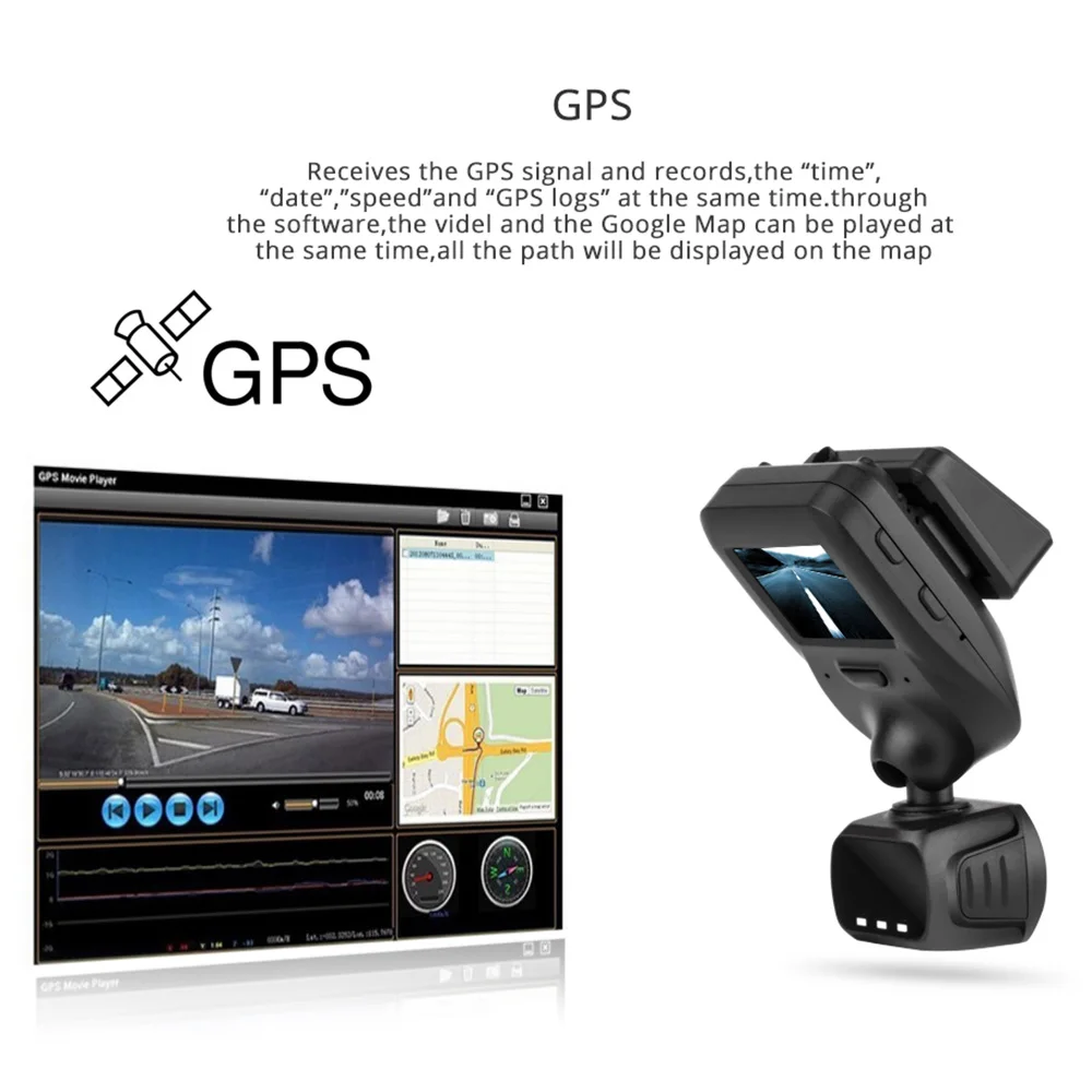 

Mini Dash Cam Q9 1.5Inch Screen Car DVR Camera With Lens Rotate 330 Degree Car Styling