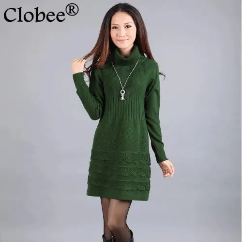 Sweater Tunic Plus Size Dresses for Women