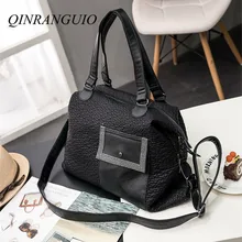 QINRANGUIO женская сумка винтажные сумки из натуральной кожи для женщин новые женские кожаные сумки через плечо для женщин