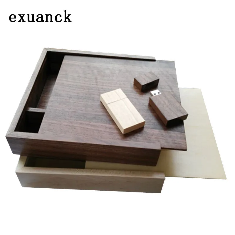 

exuanck 4GB 8GB 16GB 32GB 170*170*35mm photo box custom engrave wedding photography logo USB 2.0 pen drive (10pcs free logo)