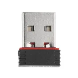 USB Nano мини беспроводной Wifi адаптер приемник сетевой LAN Карта ПК 150 Мбит/с USB 2,0 Wifi приемник передатчик