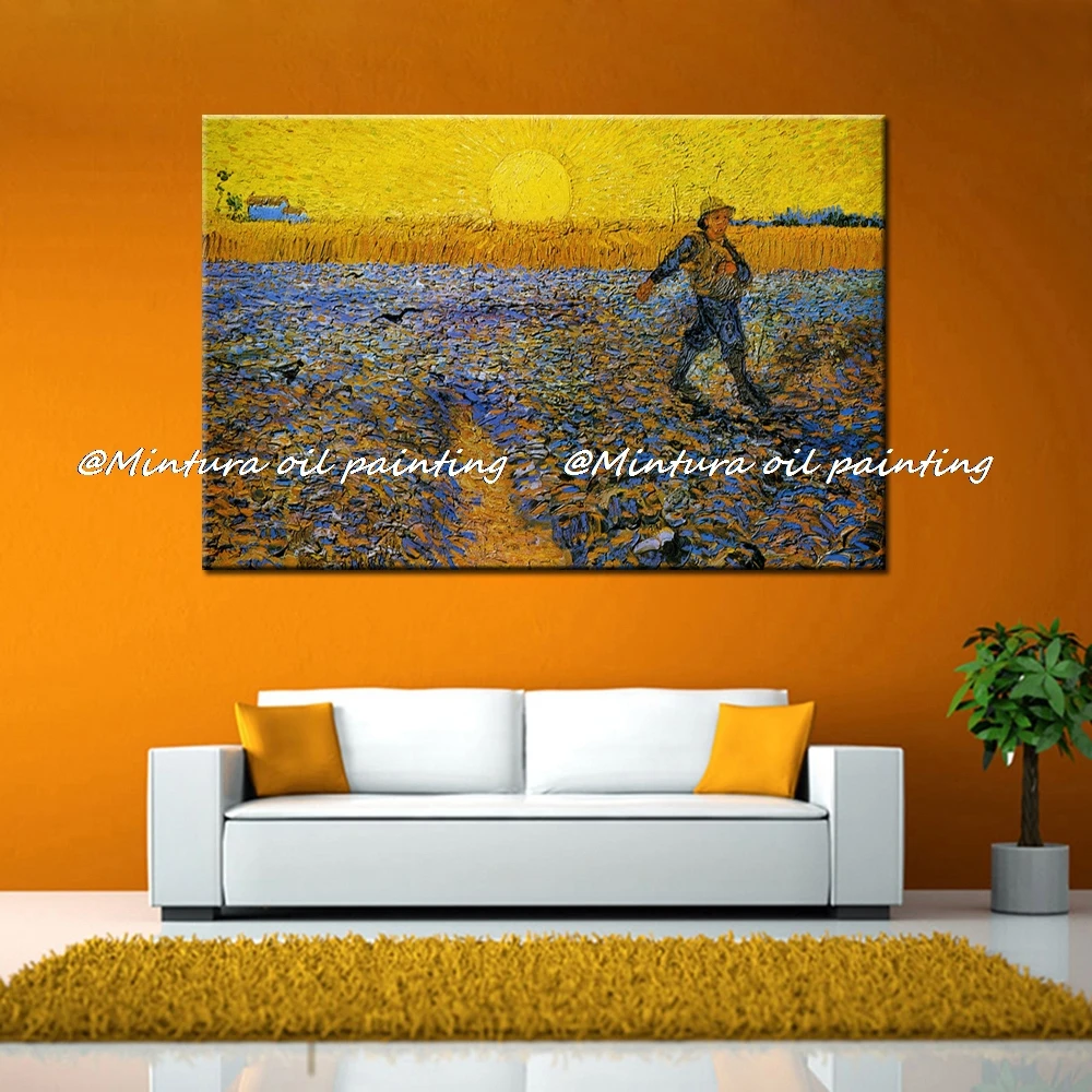 Sower Of Vincent Van Gogh 100% ручная работа Репродукция картина масляными красками на холсте