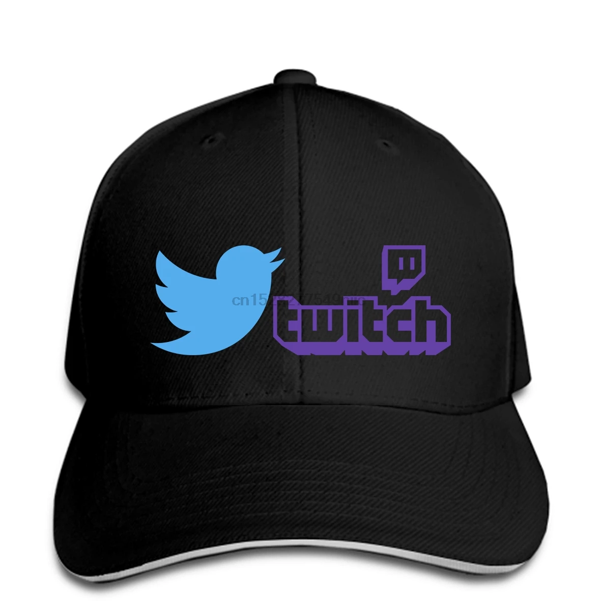 Men Baseball Cap Twitch Logo Transparent Transparent Background