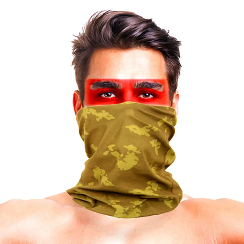 Армия цифровой платки аксессуары для волос полиэстер 24x50 см трубка камуфляж военные Магия Шеи Ветрозащитная маска шарфы - Цвет: 031