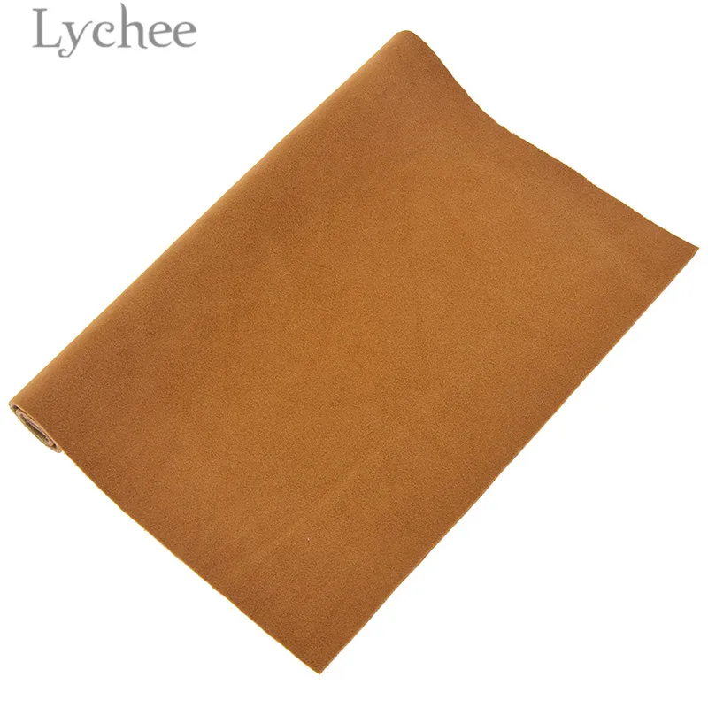 Lychee Life 1 шт. 21x29 см A4 замша из искусственной кожи ткань высокого качества Синтетическая Кожа DIY материал для одежды сумки ремни - Цвет: 2