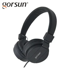 Original Gorsun GS 778 Foldable Stereo Wire font b Headphone b font 3 5mm Stretching Music