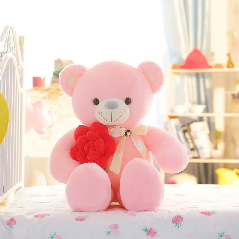 lovely roses teddy bear
