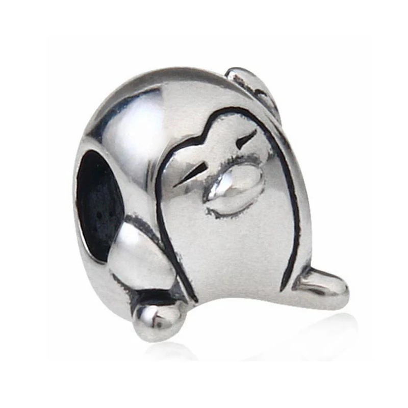

Original Authentic 925 Sterling Silver Cute Penguin Charms Beads fits Pandora Charms Bracelets Necklaces
