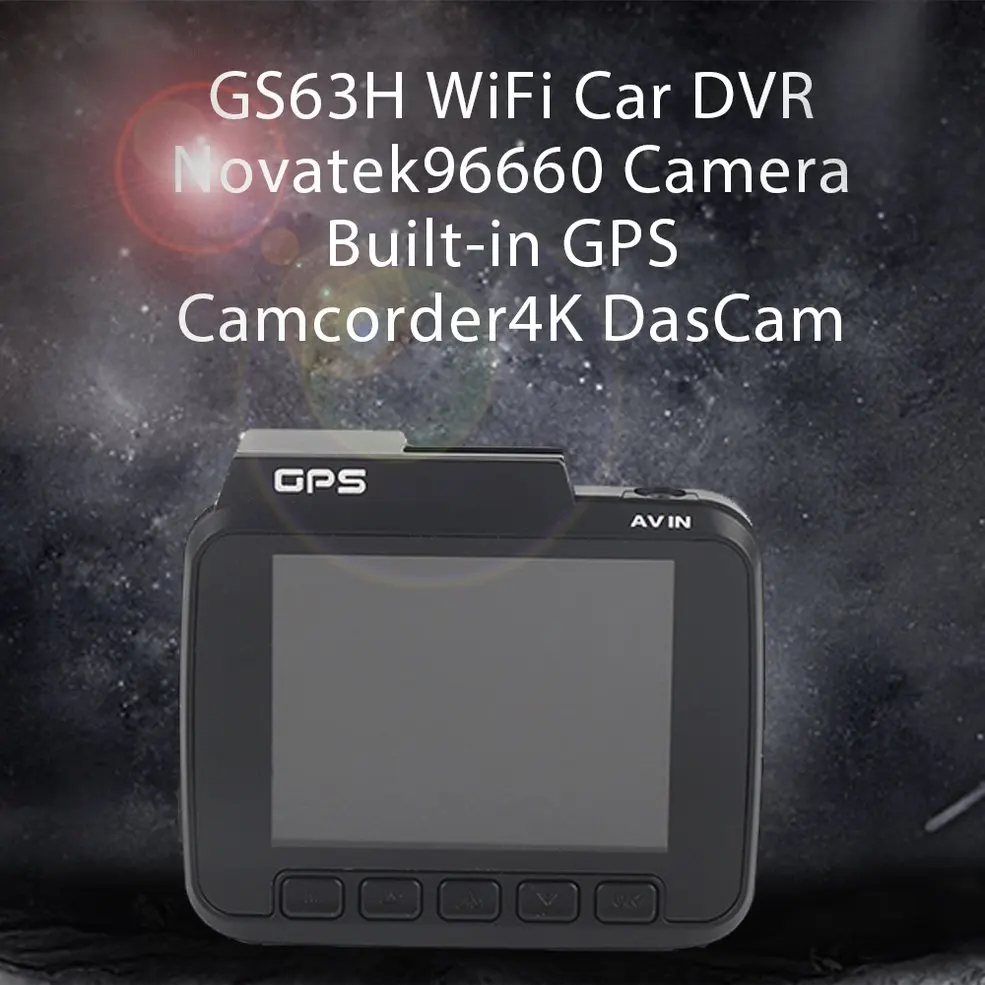 

Azdome GS63H WiFi Car DVR Recorder Novatek 96660 Camera Built-in GPS Camcorder 4K 2880x2160P Night Vision G-sensor Dash Cam