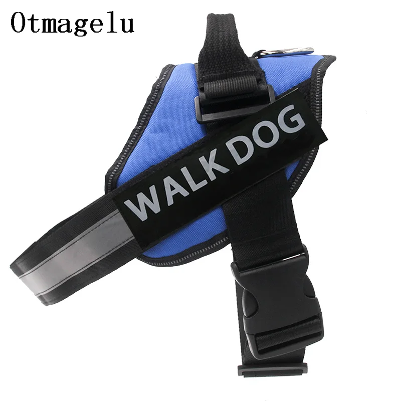 

Pet Dog Harness Vest Breathable Walk Dog Collars for Small Medium Big Dog Nylon Dog Lead Belt Pitbull Bull Terrier Rottweiler