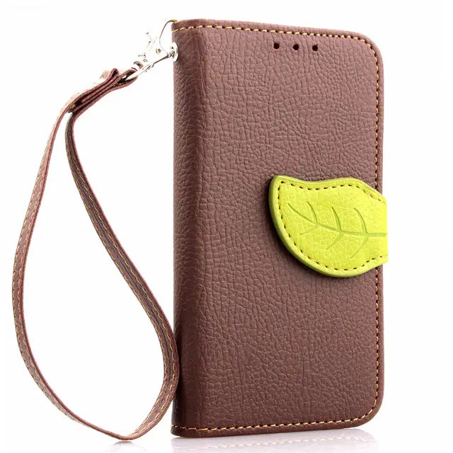 S4mini for Samsung Galaxy S4 mini i9190 Case Leaf Clasp Flip Leather