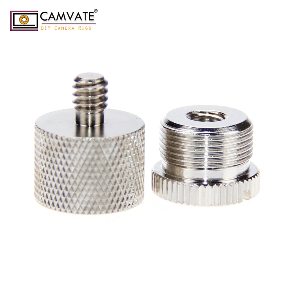 Адаптер для микрофона с резьбой 1/4 &quot 20 Штекерный на 5/8&quot 27 гнездовой и