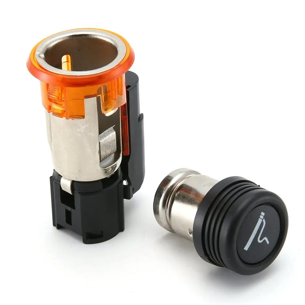 822754 Universal 12V Car Cigarette Lighter Housing Cig Socket For Peugeot CC SW 206 308 406 607