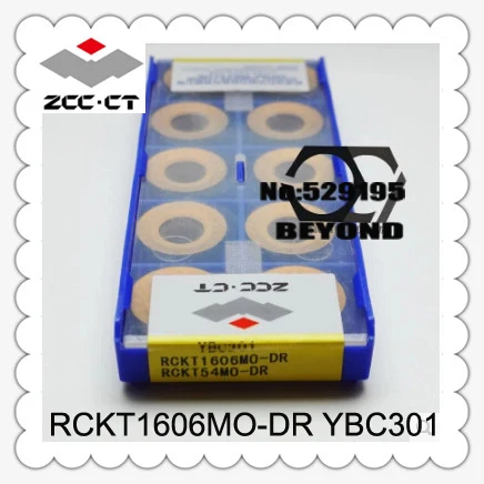 Оригинальный ZCC CT RCKT1606MO DR YBC301 RCKT 1606 MO карбидная вставка для токарного станка резак
