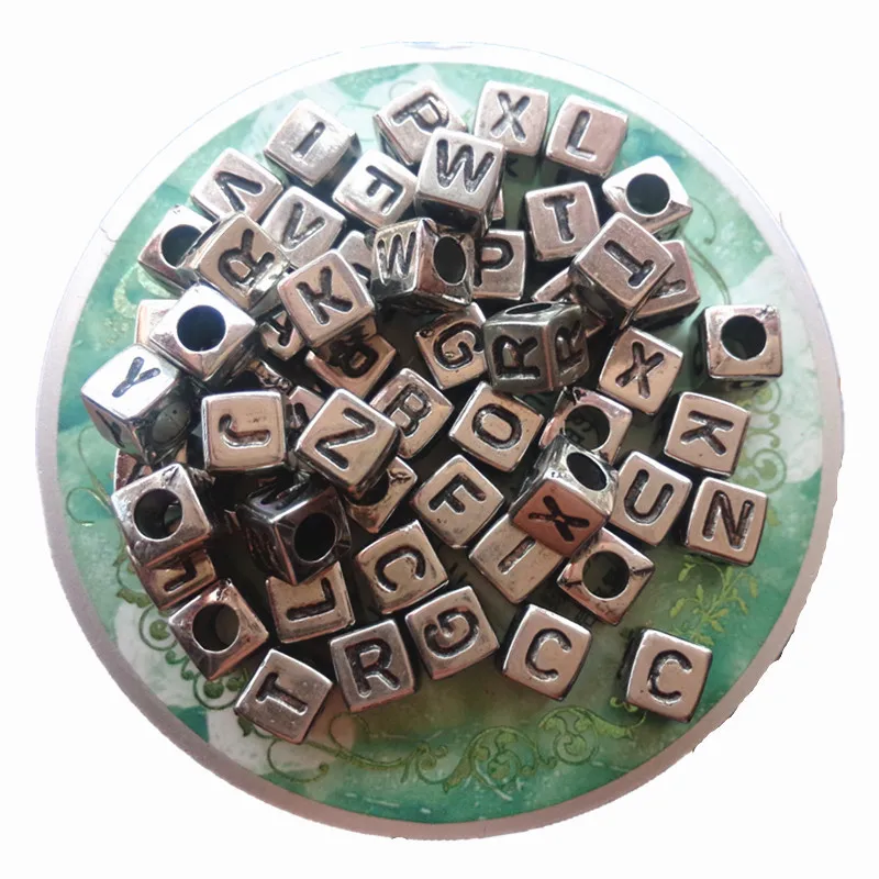 6x6mm 38rmb ccb vintage silver