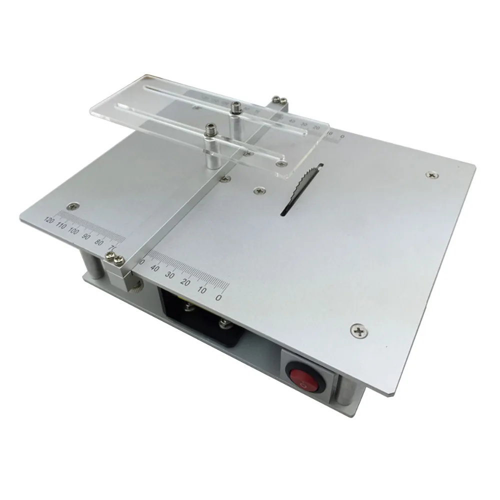 Micro Mini Table Saws Pcb Acrylic Cutting Machine Simple Metal Model Sawing Woodworking Saw Diy