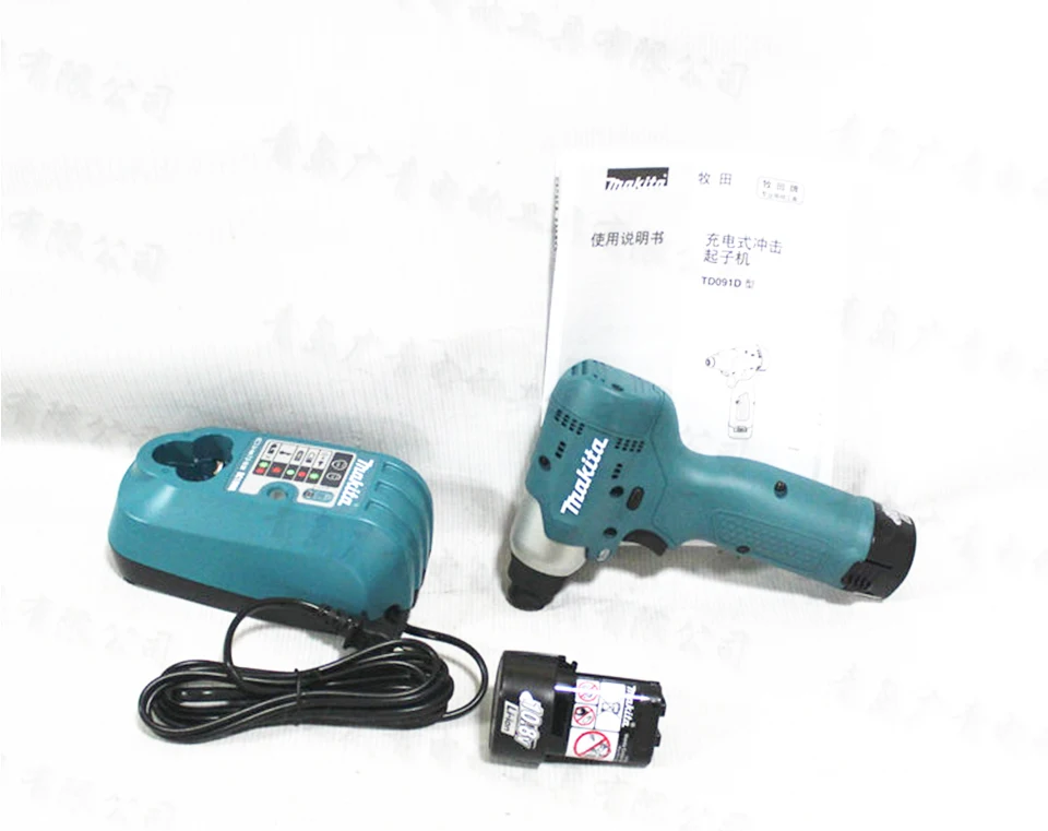 Япония Makita TD091DNWE аккумуляторная ударная отвертка электрическая отвертка 3000 ipm 2400 об/мин 10,8 В 90N. М