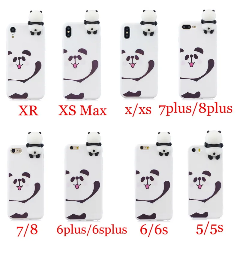 50 шт./лот чехол для iphone XR X XS Max 8 7 6s Plus 5S 3D телефон животное TPU чехол для huawei Xiaomi samsung Galaxy A9 A7 S10