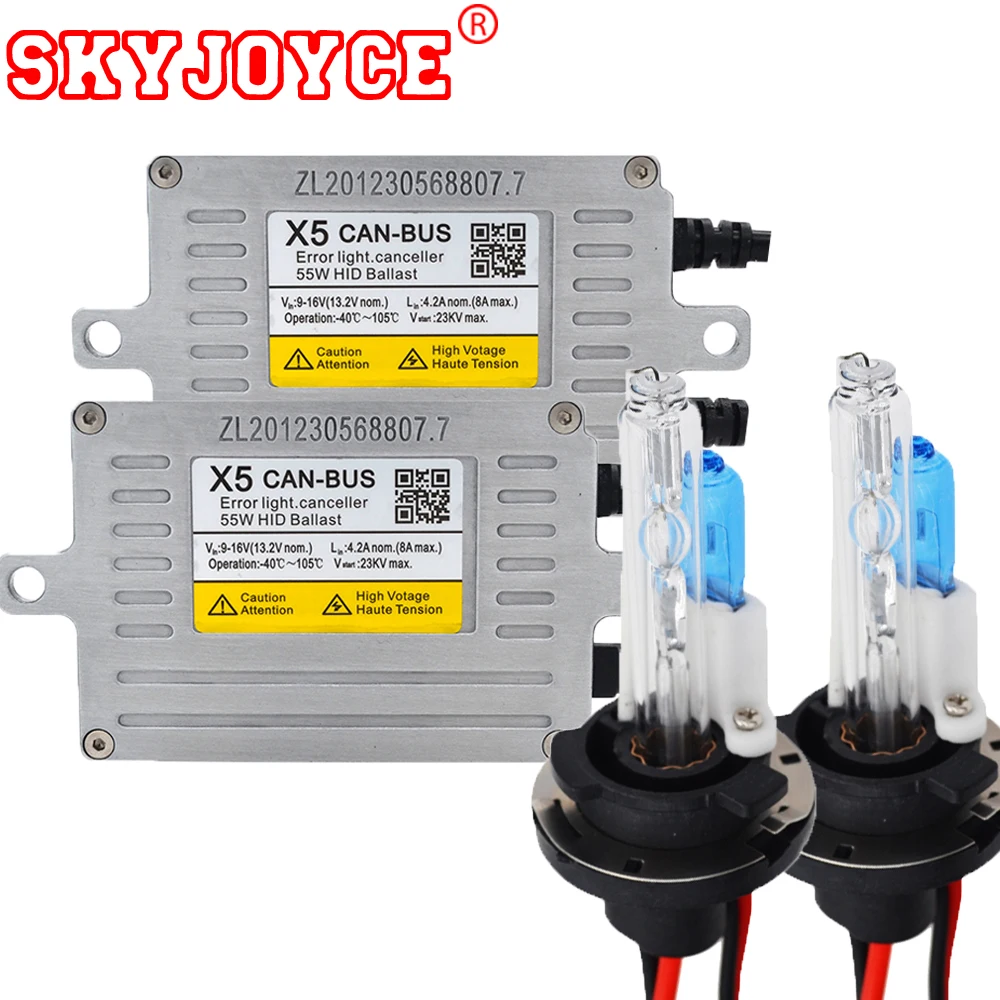 Canbus H15 55W H15-2 canbus hid kit 4300K Halogen Lamp Car Light SourceCar Daytime Running lights High Beam H15-2 H15L 5000K (2)