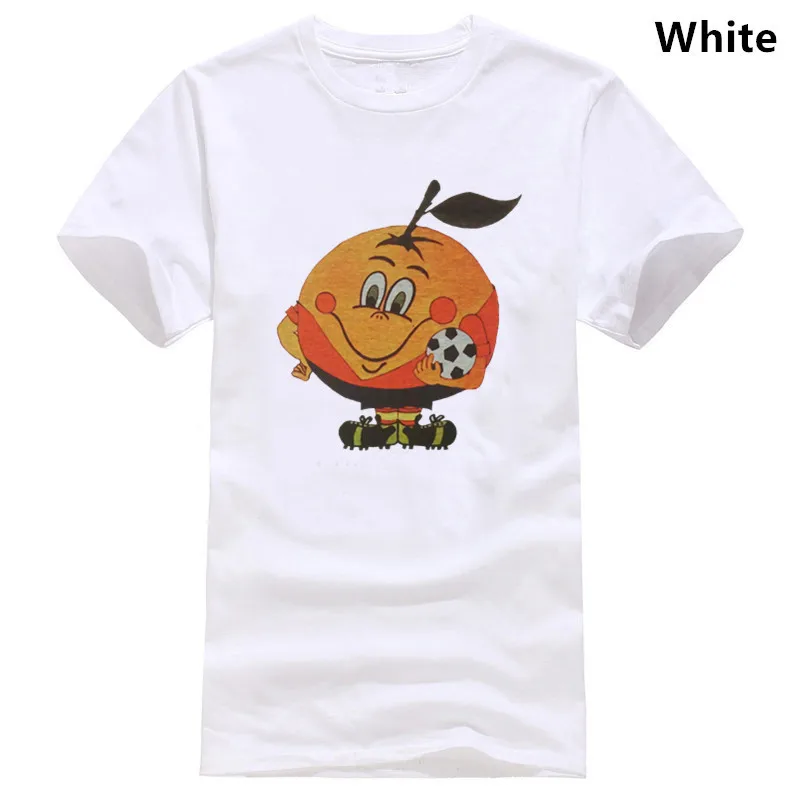 إسبانيا 82 Naranjito كرة القدم كأس العالم 80 s ريترو رمادي تي شيرت S-XXXL لكرة القدم تشاو