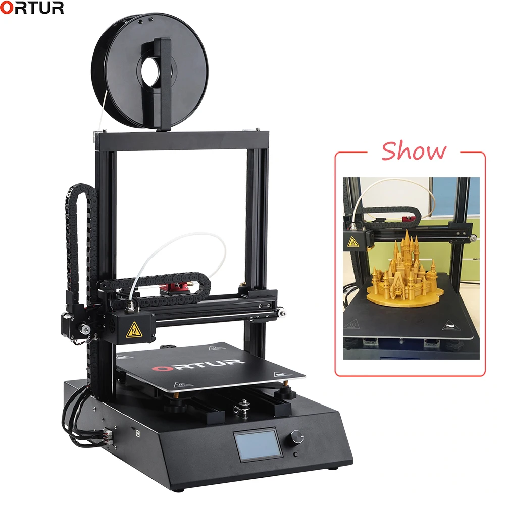 

Ortur4 3D Printer 25 Auto-calibration Points High Precision Fast Printed Speed Extruder 3d Printer Dual Z Axis Linear Guide Rail