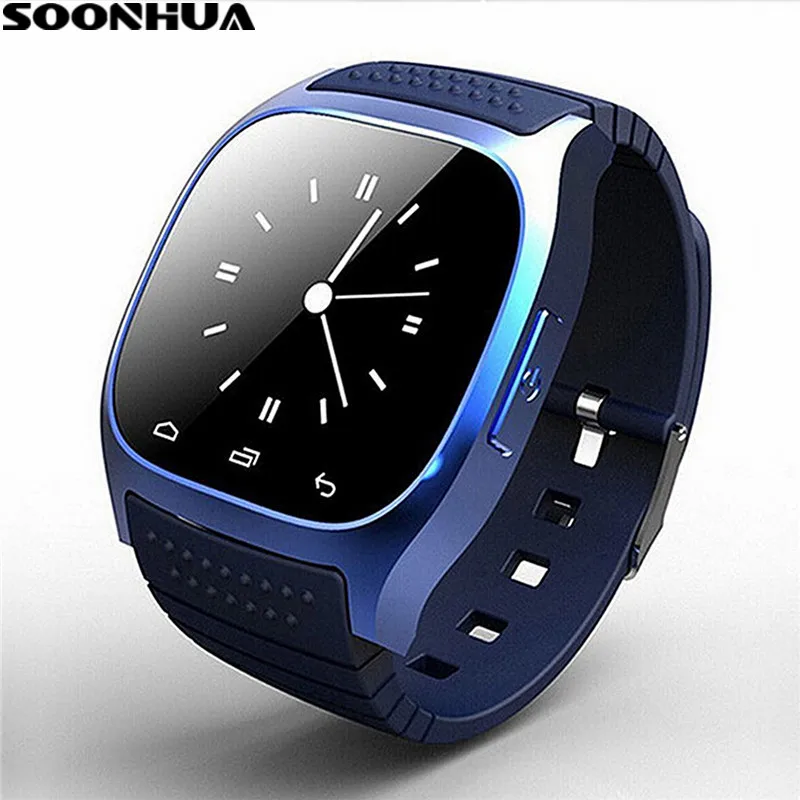 

SOONHUA M26 Smart Watch Waterproof Bluetooth Wrist Smartwatch Call Answer Music Player Pedometer Remote Camera For Android Phone
