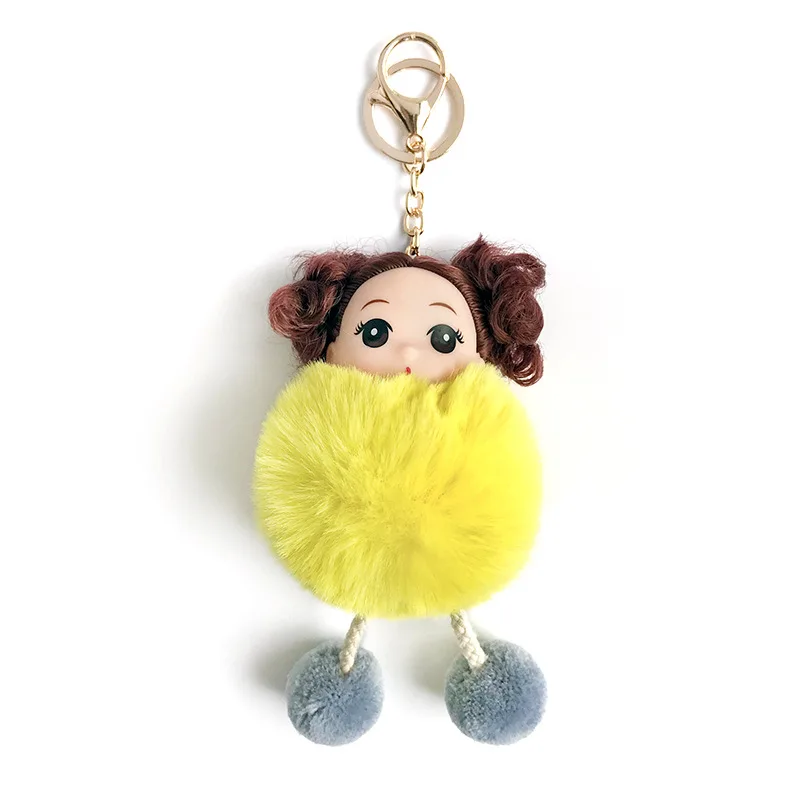 Fashion Jewelry Mini Plush Animals Key Chain Cute Fashion Kids Plush