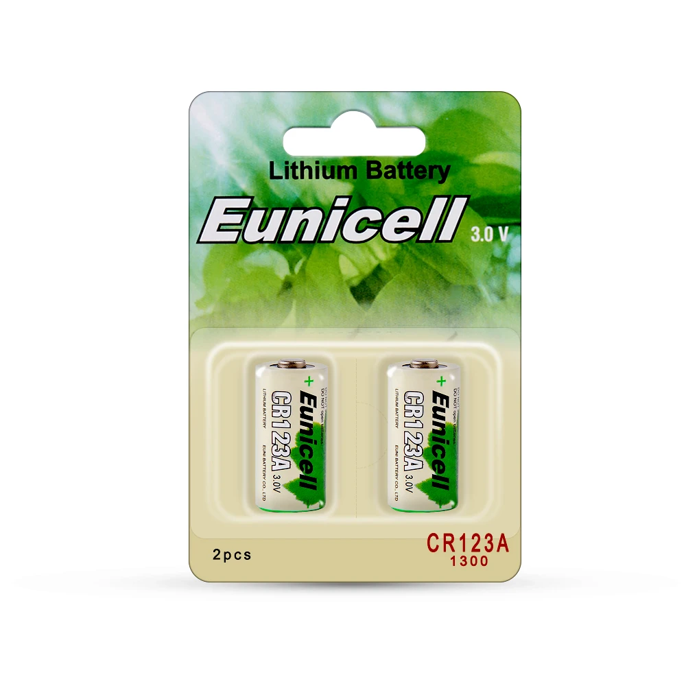 Литиевая Первичная батарея CR123A 3V cr 123 8 шт./4 карты сухая CR17345 17345 1500 мАч батареи 123a