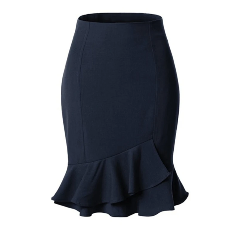 Модные женские юбки винтажные женские платья юбка с высокой талией однотонная облегающая юбка в стиле хип-хоп Офисная Женская юбка