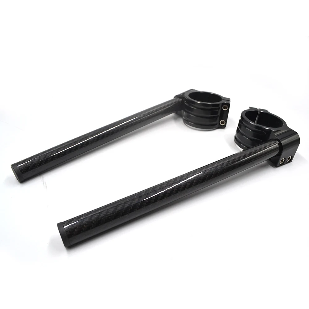 

Motorcycle Handlebar Clip ons Complex glossiness Matt 52mm Carbon Fiber ZX-7R 750 ZX750P 96-02 ZXR 750 Ninja ZX750K/L/M 92-97