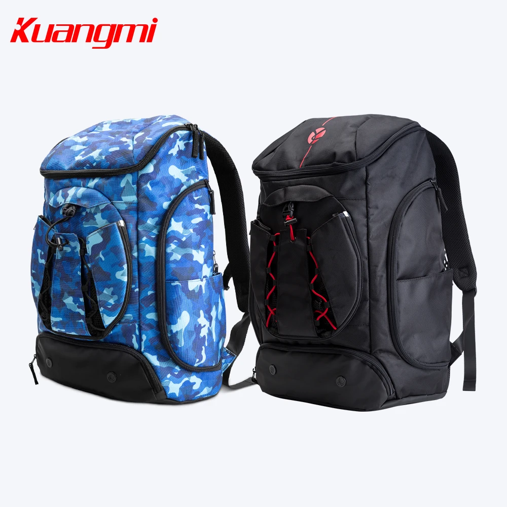 Kuangmi Basketball Football Bag 42 L 30 L borse zaino da allenamento tuta per uomo donna e adolescente