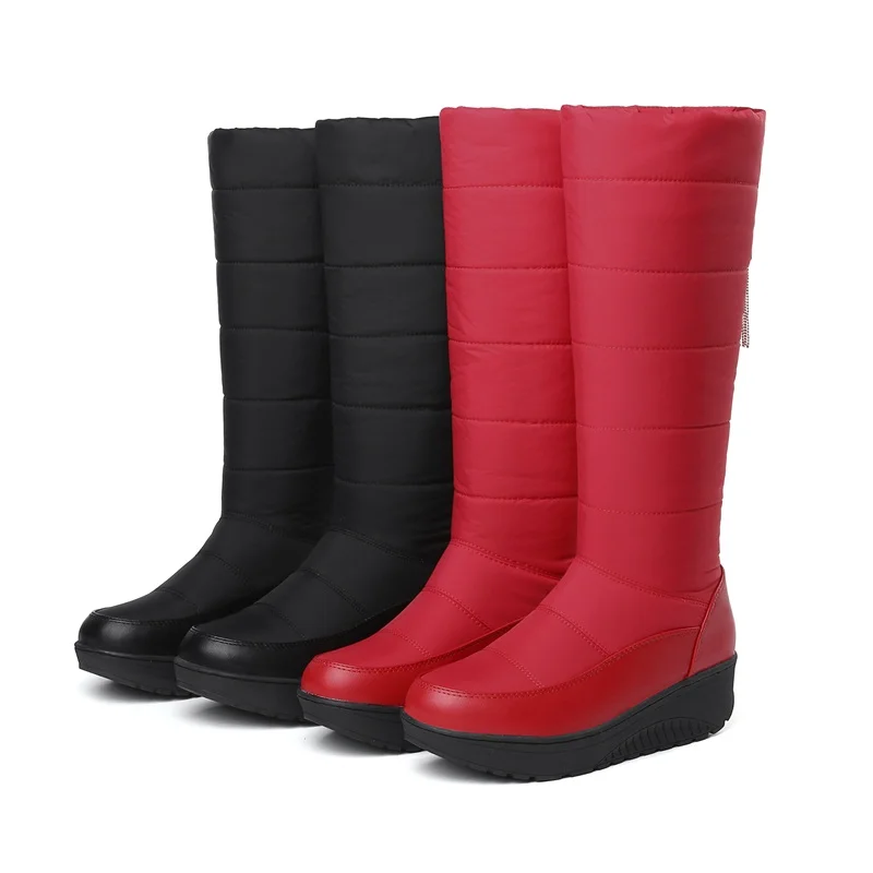 MORAZORA/зимние ботинки; женские теплые зимние ботинки с бахромой; женские водонепроницаемые ботинки на платформе с густым мехом; женские ботинки; большие размеры 35-44