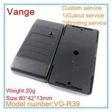 4 шт./партия, черный пресс-формы для литья под давлением 80*42*13 мм ABS пластиковый корпус diy для RFID электронный продукт