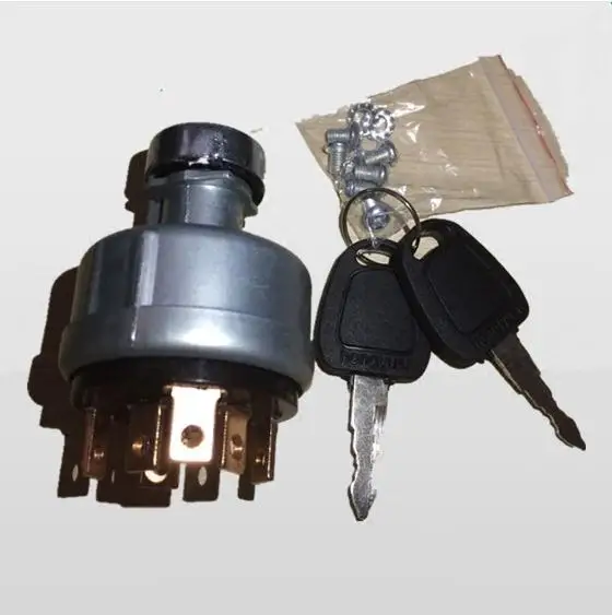 

Excavator parts Ignition Switch, Starter Switch with 2 keys for daewoo doosan DH55 60 80 150 starter electric door lock