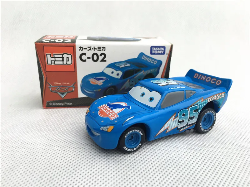 Такара Tomy Tomica disney Pixar тачки Sheriff/King/Flo/Sally/Chick Hicks/Mater/Doc Hudson металлическая литая игрушечная машинка Новинка - Цвет: C02