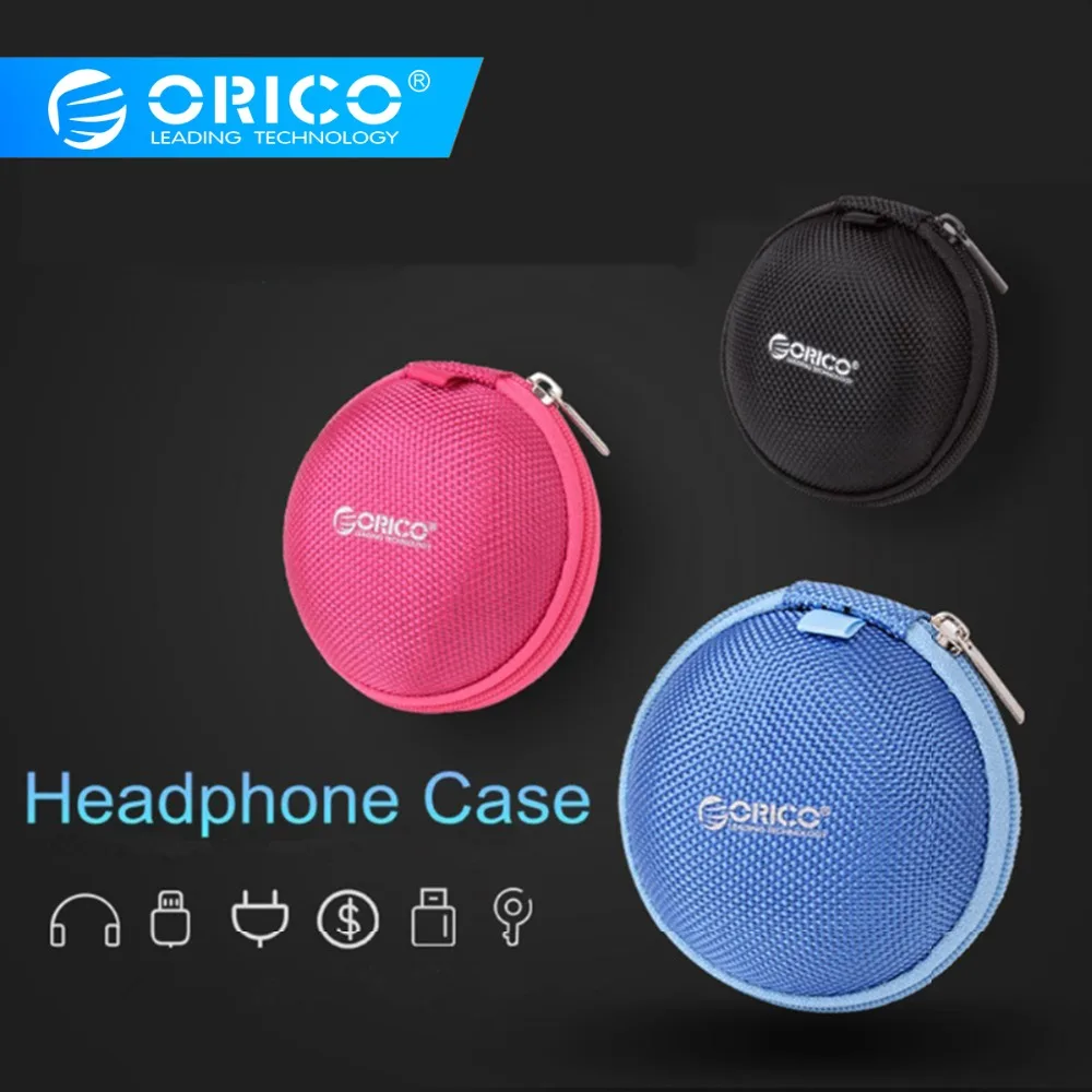 

ORICO Portable Earphone Case Bag Box EVA for Earphones USB Cables Chargers Power Banks U-disk Key Storage Mini Earphones Bag Box