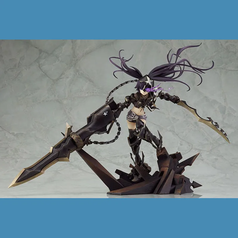 

Cosplay 27cm/10.6'' Boxed INSANE Black Rock Shooter Action Figures Garage Kit Model Toys