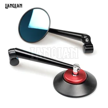 

8mm 10mm Universal Motorcycle Accessories Retro Rearview Sideview Mirror For HONDA CBR600 600RR 300R SUZUKI GSX-600R GSX 600R