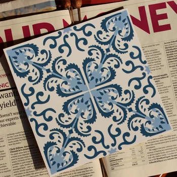 

Self-adhesive wall stickers waterproof kitchen anti-oil tile stickers tile wall stickers affixed wallpaper