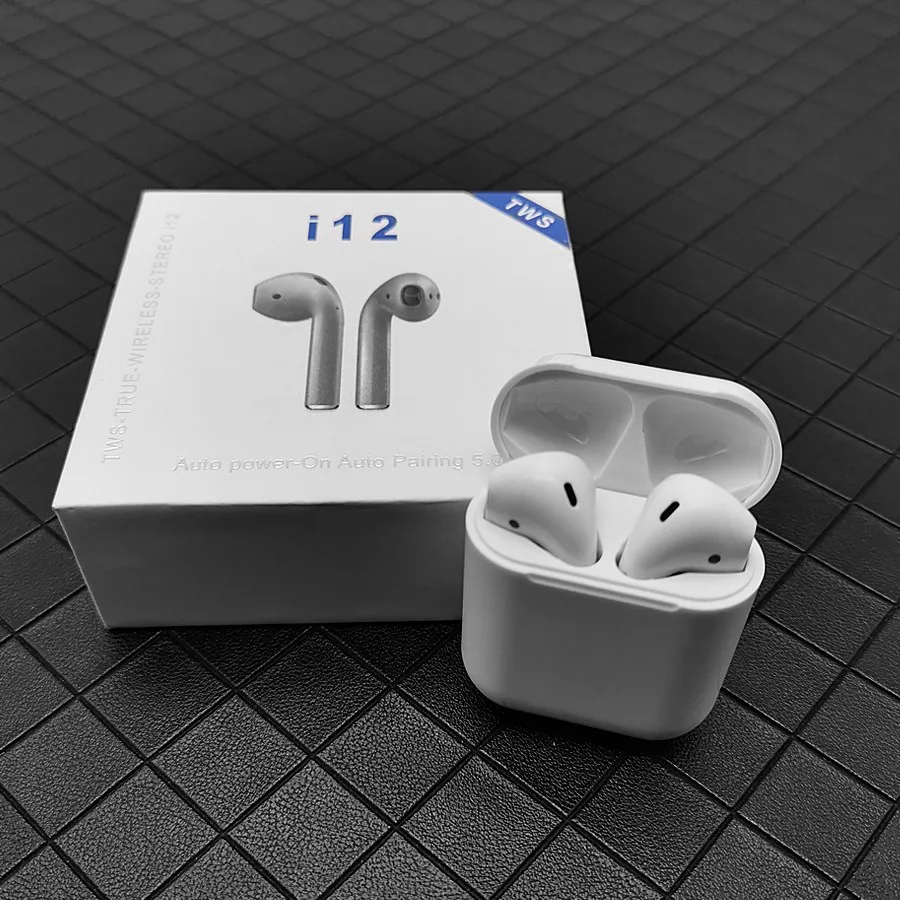 I12 tws всплывающие Bluetooth 5 0 Беспроводные наушники с сенсорным управлением для iPhone