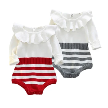 

Wool Baby Rompers Spring Baby Girl Clothes Cute Newborn Clothes Roupas Bebe Infant Baby Jumpsuits Kids Costume Girls Sweater