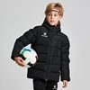 KELME-Chaqueta de invierno para chico, chaqueta deportiva con capucha para niños y niñas, abrigo de algodón cálido a prueba de viento para exteriores, 3883405 ► Foto 3/5